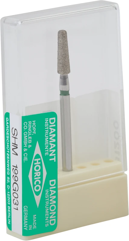 Sinterdiamantschleifer 199  Stück  SHM, grün grob, HP, Figur 199, 10 mm, ISO 031