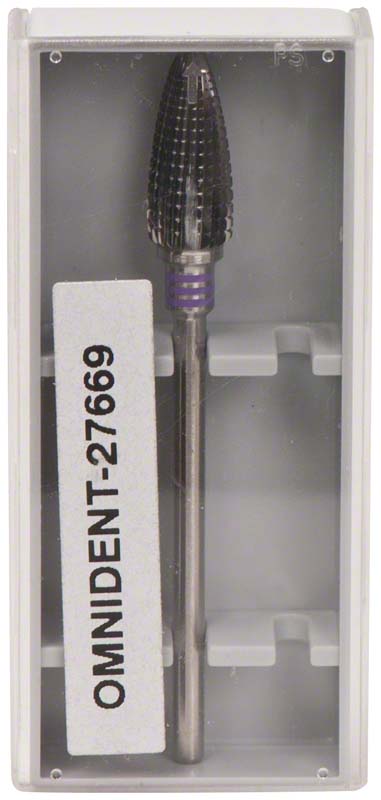 Omni HM-Fräser Schliff 25  Stück  spiralverzahnt, 3 x violett, superfein, HP, Figur 274, 14 mm, ISO 060