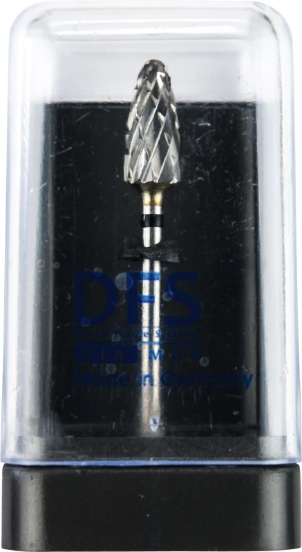 DIADUR TURBO  Stück  kreuzverzahnt, 10 Haupt- 6 Nebenscheiden, schwarz extragrob, HP, Fig. 275, ISO 060