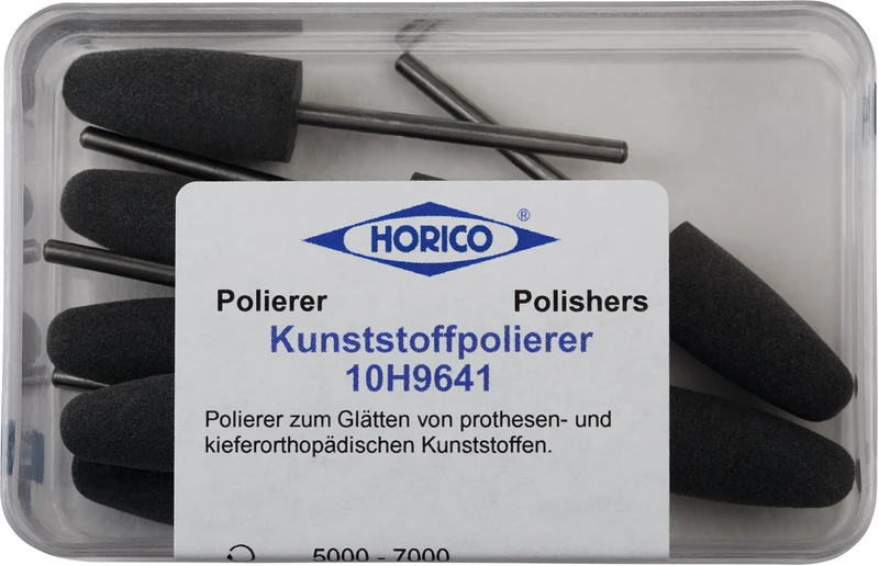 Acrylpolierer  Packung  10 Stück blau, HP, 9641