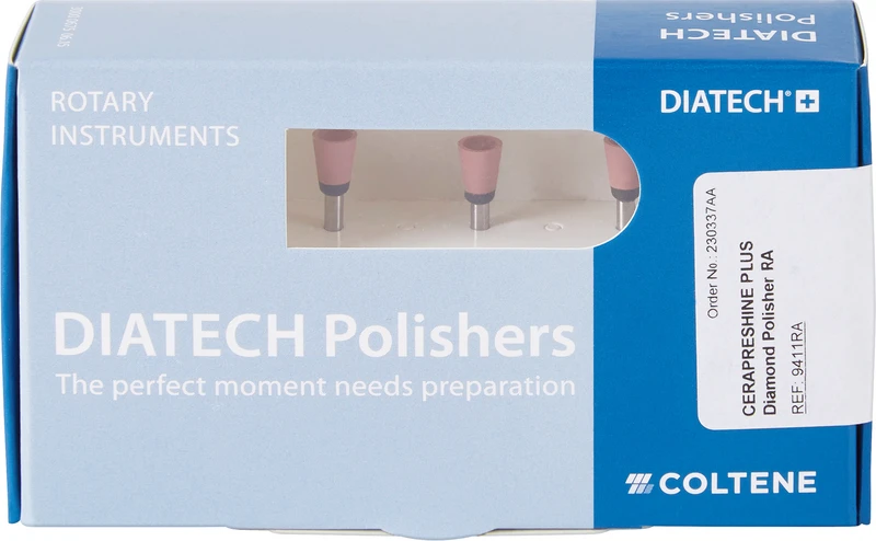 DIATECH CERAPRESHINE PLUS  Packung  5 Stück rot, RA, Figur 030 Kelch, 7,5 mm, ISO 060