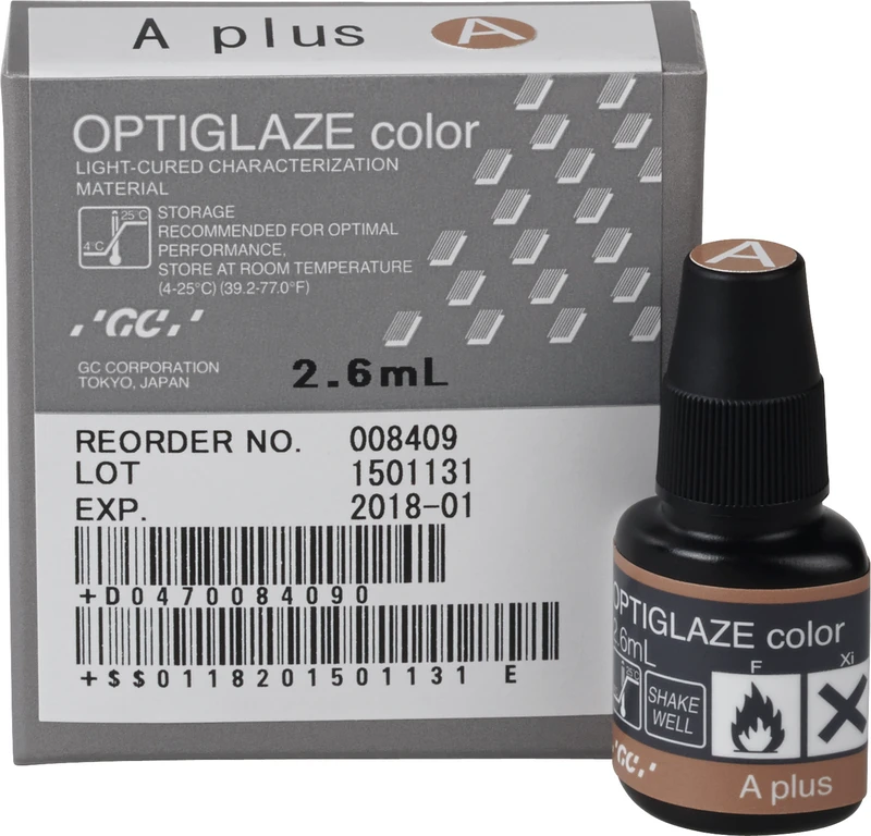 GC OPTIGLAZE® color  Flasche  2,6 ml A plus