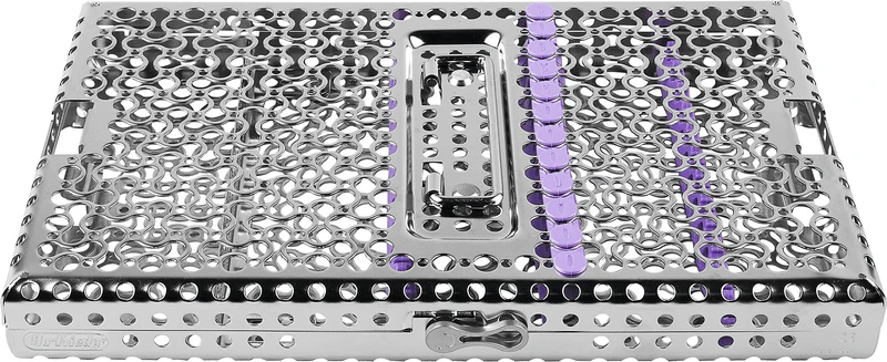 IMS Container Kassette  Stück  für 12 Instrumente, lila